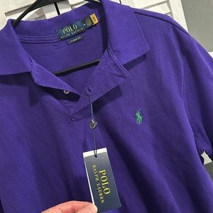 Ralph Lauren polo Men’s purple Polo. NWT size M.